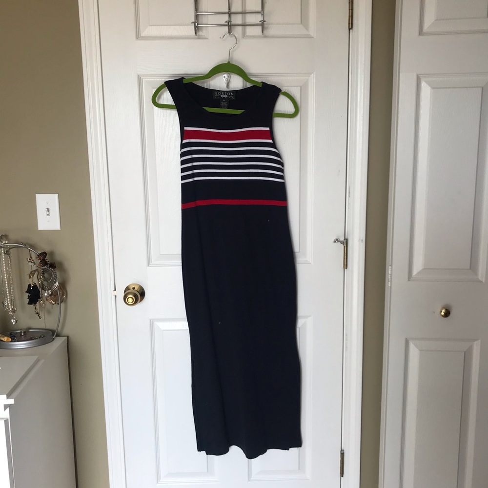 Norton Studios Navy Maxi Dress